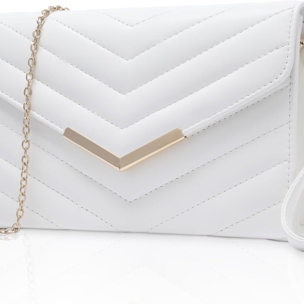 Black Patent Crocodile Evening Clutch Purse with Rhinestone Bow Chain for Women
